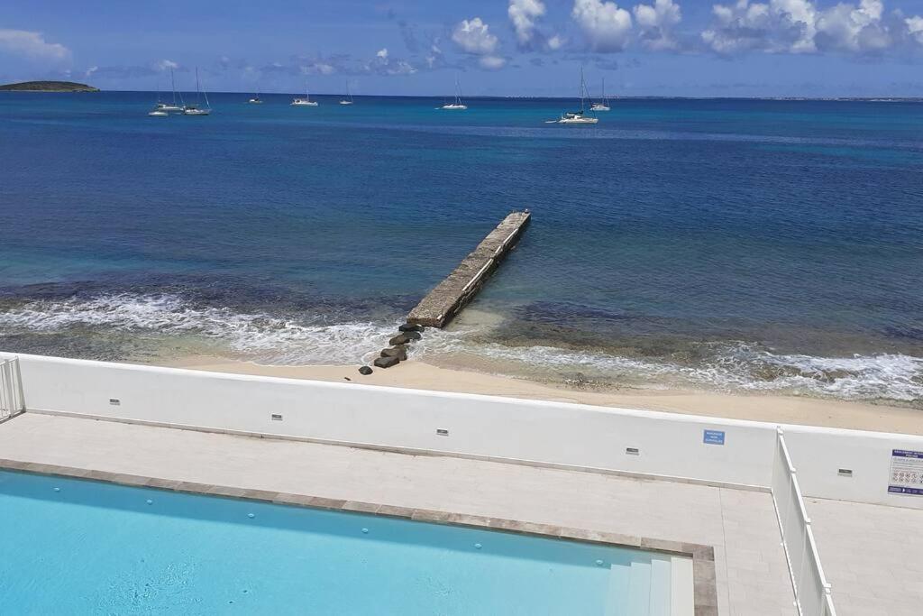 Superbe Studio Dolce Vita Vue Mer Plage Piscine Marigot  Exterior foto